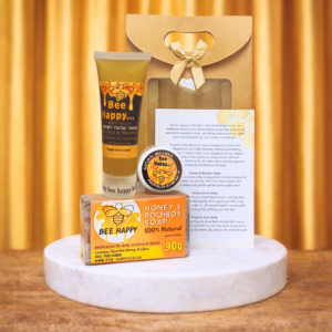 Acne Starter Pack - 1 x Honey & Rooibos Soap (90g)  1 x Honey Facial Mask (50ml)  1 x Propolis Acne Balm (30ml)